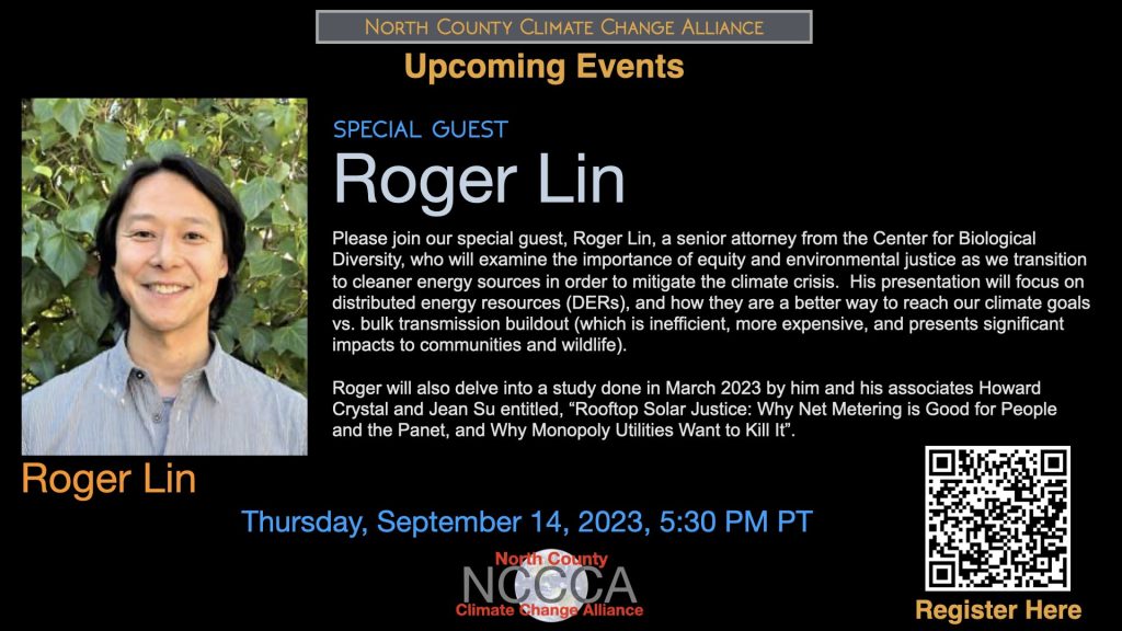 Roger Lin Event for NCCCA flier.